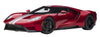 2017 Ford Gt Liquid Red Metallic With Silver Stripes 1/12 Model Car By Autoart 12106
