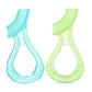 Nuby Soft Silicone Gum Massager With Hygienic Case, 2-Pack, 3 M+