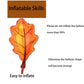 Hadckja Red Leaf Balloons Thanksgiving Balloons Red Leaf Balloons For Fall Harvest Thanksgiving-Themed Party Birthday Party Supp