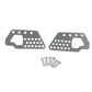 Que-T Aluminum Front and Rear Dual Damper Shock Mount for 1/10 Axial Wraith RC Truck (Silver)