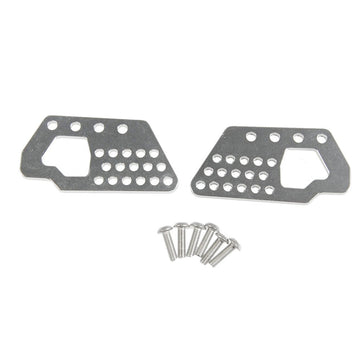 Que-T Aluminum Front and Rear Dual Damper Shock Mount for 1/10 Axial Wraith RC Truck (Silver)