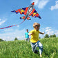 Honbo 58' Fighter Plane Kites For Kids Easy To Fly, Kite For Adults, With Kite Reel And 200Ft String, Beginner Kite For Beach Trip