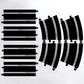 Scalextric Extension Pack 7 1:32 Scale Straights X 4 Curves X 4 C8556 Slot Car Track, Black