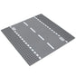 Feleph Classic Road Base Plates, City Street Straight Road Building Kit, 10 X 10 Inches Town Baseplate For Building Bricks Compatible With All Major Brands(Straight 4 Pieces)