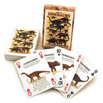 Sea And Sky Discover Dinosaurs Playing Cards
