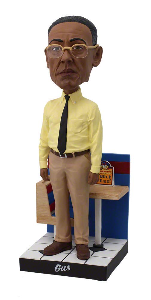 Royal Bobbles Better Call Saul Gus Fring Bobblehead  enhanced Polyresin Lifelike Figure  Unique Serial Number  Exquisite Detail