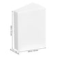 Gadpiparty 50 Pcs Miniatures Blank Books Dollhouse Books 1:12 Scale Mini Books Dollhouse Model Decoration Pretend Play Supplies