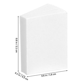 Gadpiparty 50 Pcs Miniatures Blank Books Dollhouse Books 1:12 Scale Mini Books Dollhouse Model Decoration Pretend Play Supplies
