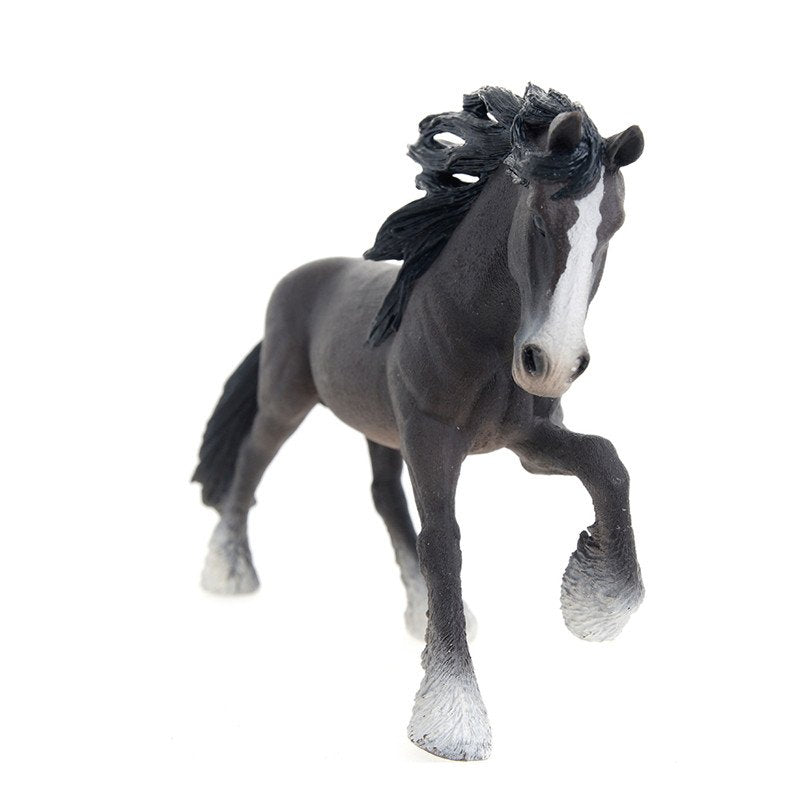 Schleich Shire Stallion Toy Figure