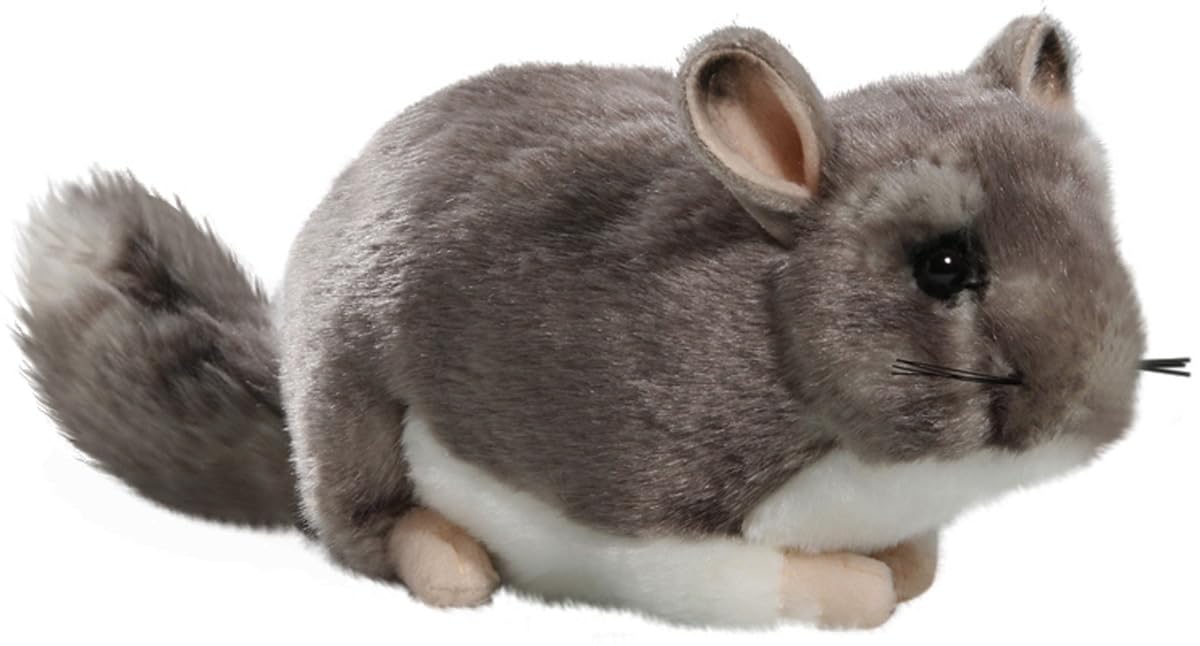 Chinchilla 8.5 Inches, 12 Inches With Tail, 23Cm, Plush Toy, Soft Toy, Stuffed Animal 3040