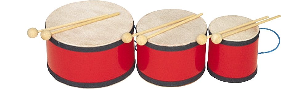 Rhythm Band Indian Tom Tom With Mallets 5X7