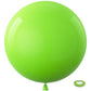 Bezente Lime Green Giant Balloons 36 Inch - 8 Pack Jumbo Green Balloons Large Round Light Green Latex Balloons For Birthday Baby