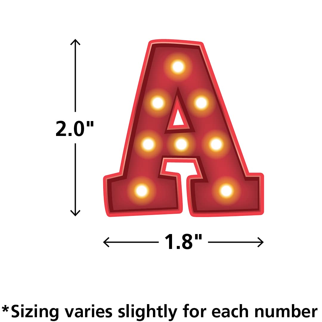 Teacher Created Resources Marquee Bold Block 2'' Magnetic Letters