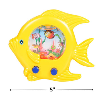 Rhode Island Novelty 5 Inch Handheld Fish Water Games, Set of 12 Assorted