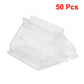 Litoexpe Clear Game Card Holder Stand, 50pcs Acrylic Card Stand, Plastic Game Piece Holders for Cards, Party, Game, Photos, Memo