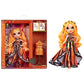 Rainbow High Fantastic Fashion Poppy Rowan - Orange 11 Fashion Doll and Playset with 2 Complete Doll Outfits, and Fashion Play A