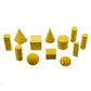 Hand2Mind Foam Wood-Look Geometric Solid Blocks (Set Of 12)