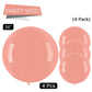 Partywoo Blush Pink Large Balloons, 4 Pcs 36 Inch Balloons, Boho Pink Big Balloons, Salmon Pink Giant Balloons, Jumbo Balloon For Birthday Decorations, Party Decorations, Wedding Decorations, Pink-F01