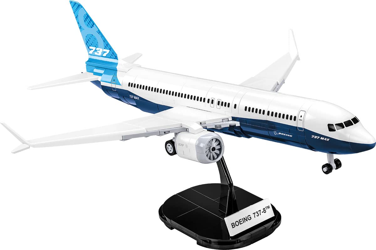 COBI Boeing 737-8™ Plane Model 26608 - Multicolored Plastic Building Set