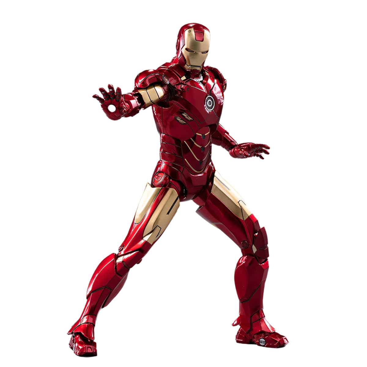 Hiplay Zd Toys Collectible Figure Full Set: Anniversary Series Non-Luminous Version: Iron Man Mk4 (1906-04), 1:10 Scale Miniatur