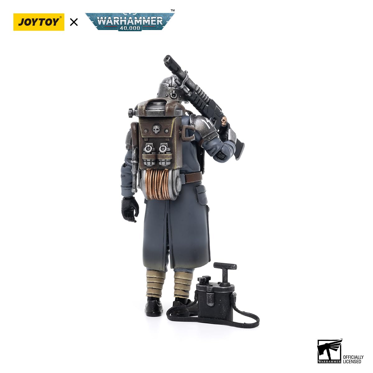 malt-inspiredISE JOYTOY 1/18 Action Figures - Warhammer 40 000 Astra Militarum Death Korps of Krieg Veteran Squad Guardsman Demolitions Specialist - 4 Classic Character Collectible Age 15 and Above