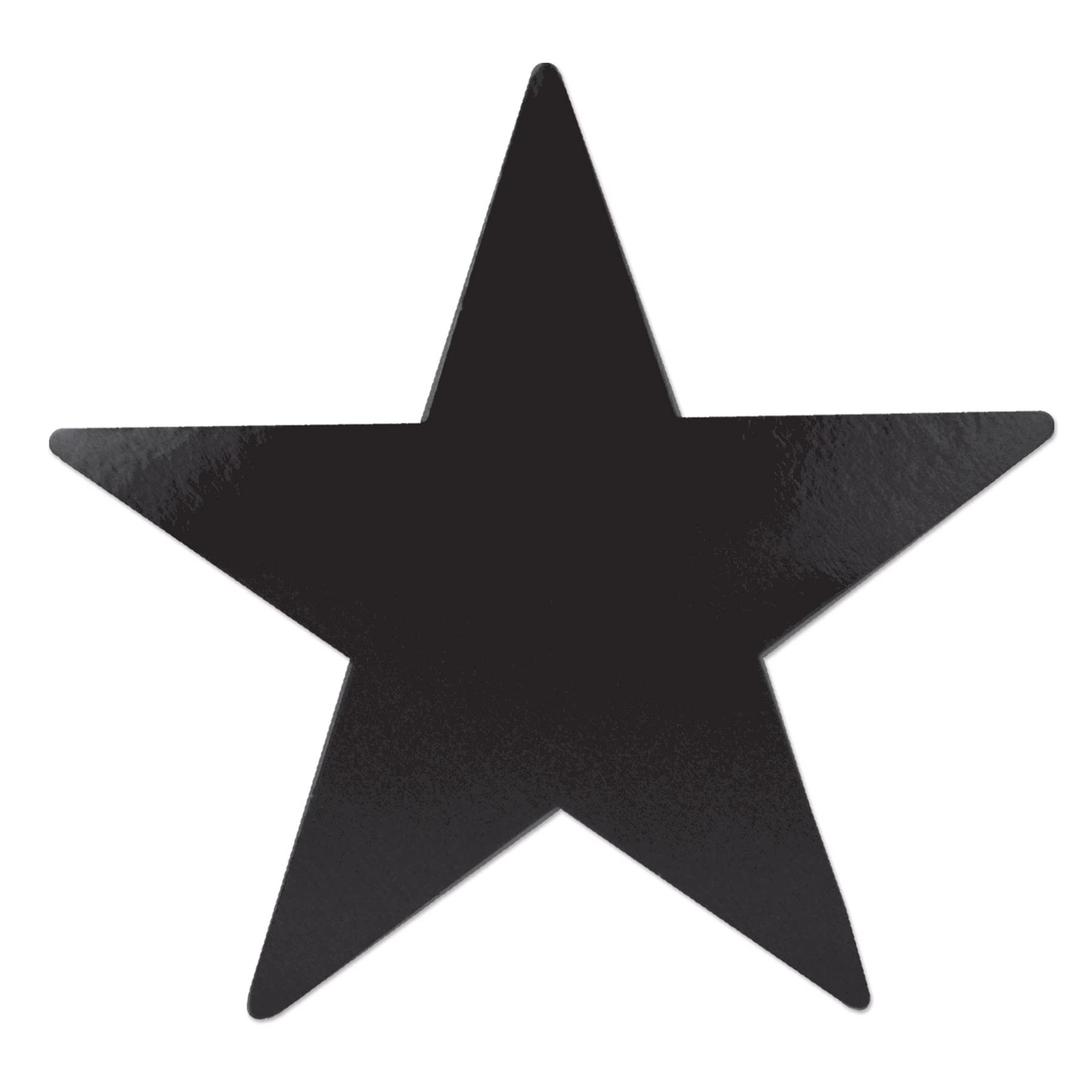 Beistle 24-Piece Foil Star Cutouts, 12-Inch