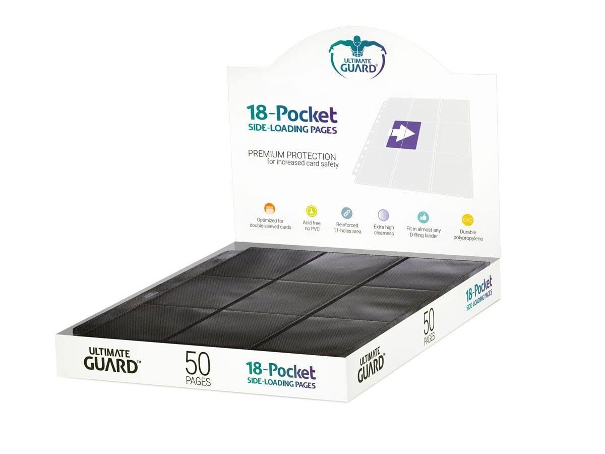 Side Load Page: (50) Card Game (18 Package), Black