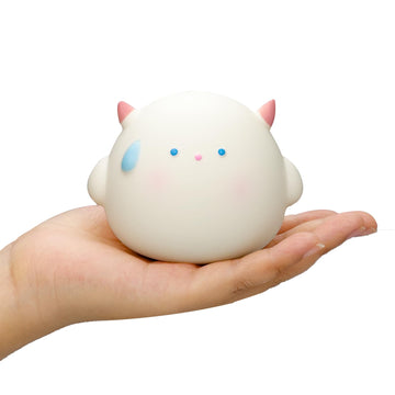 funnysquee Cute Horned Monster Squishies Toy,Stress Balls for Kids Adults,Small Monster Stress Relief Squeeze Toys for Kid Chris