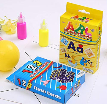 Babygo Teach Preschool Learning Educational Flash Cards Set Of 2 (Teach Alphabets, Animals, Numbers, Fruits, Vegetables, Body Pa