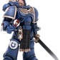 JOYTOY Warhammer 40 000 1/18 Action Figure Ultramarines Primaris Lieutenant Amulius Collection Model  4.2inch