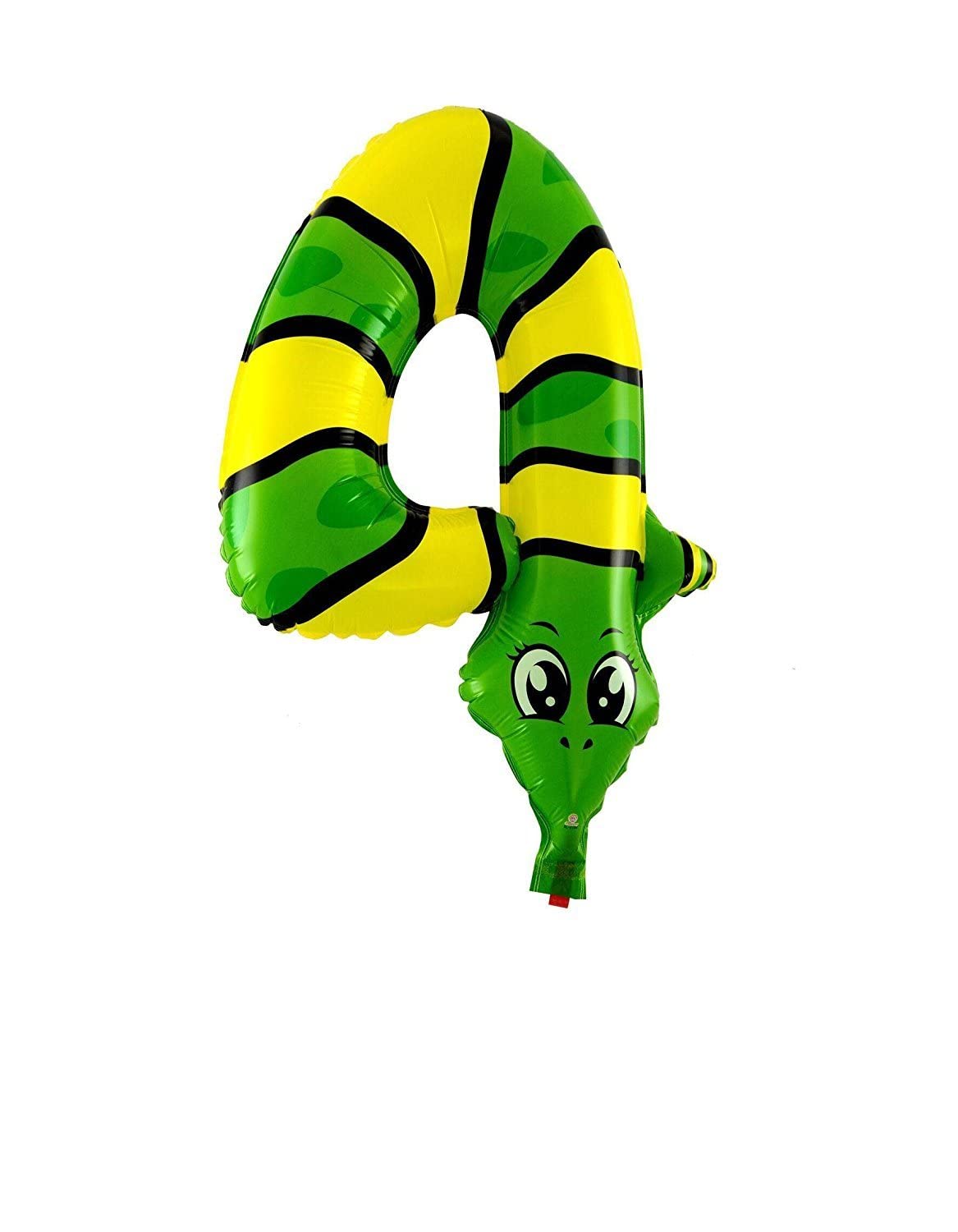 Shopping Time Jungle Animal 4 Number Foil Balloon  16 Inch
