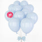 House Of Party Pastel Blue Party Balloons - 100 Pcs | 10 Inch Single Color Latex Balloons For Wedding, Baby Shower & Bachelorett