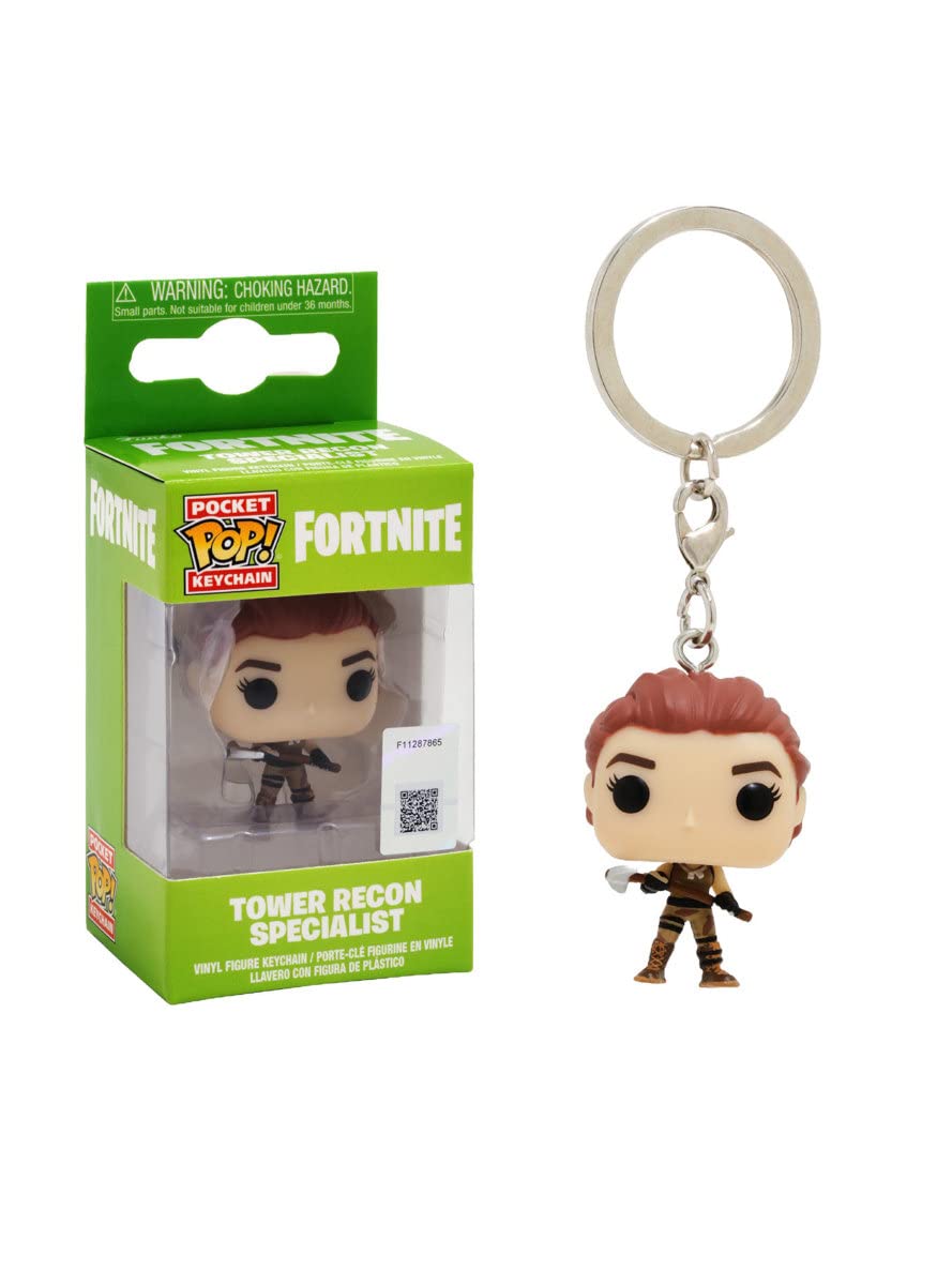 Funko 36951 Pop! Keychain: Fortnitetower Recon Specialist, Multicolor