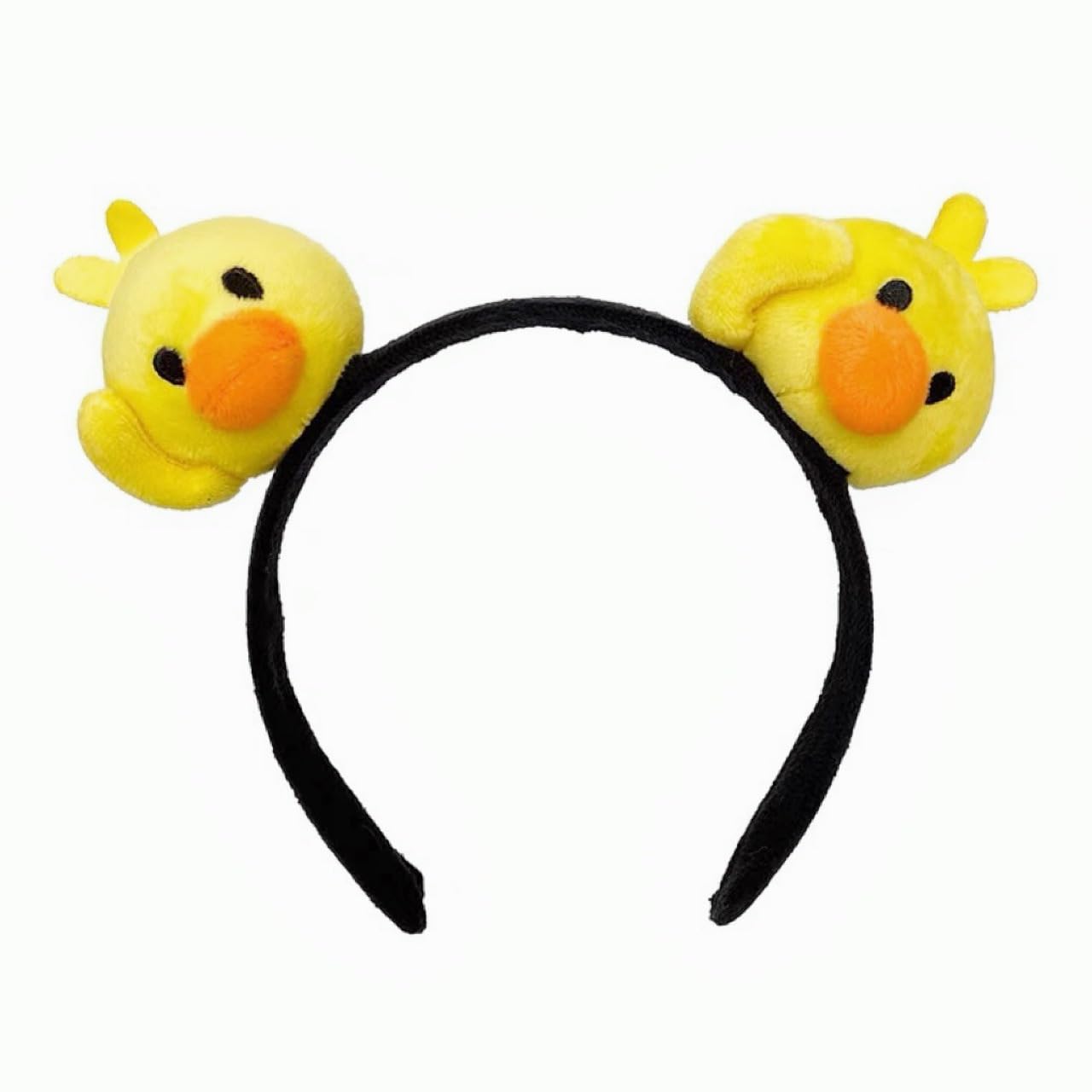 Plush Doll Cute Yellow Duck Hairband mature-themed Child Animal Cartoon Headband Makeup Wash Face Headwear Decoration Props