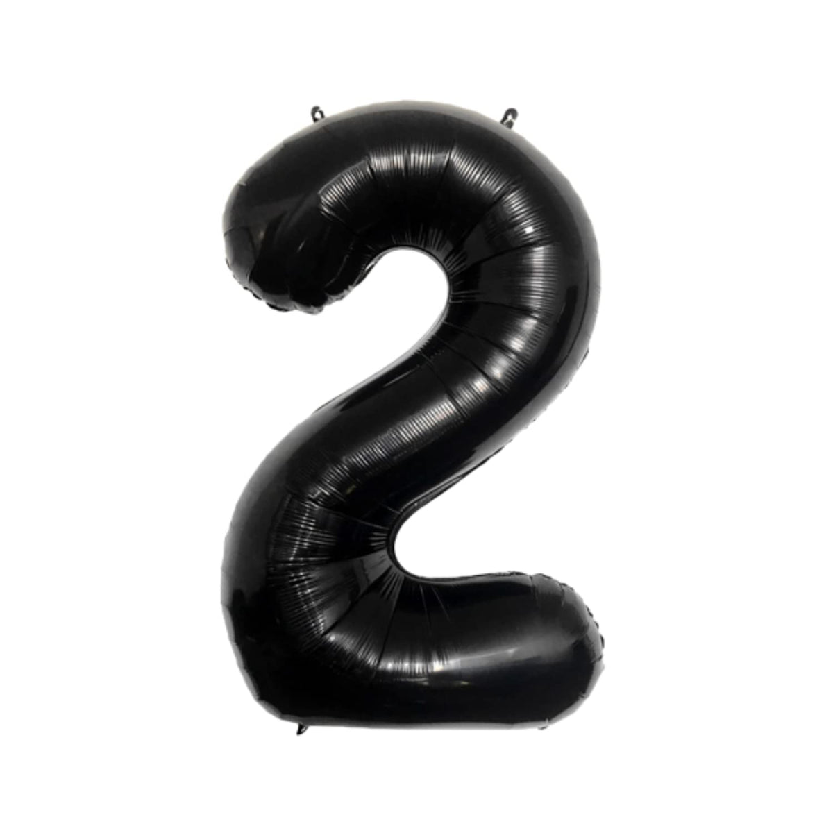 Party Decorz 2 Number Black Foil Balloon/Two Number Black Big Size Foil Balloon (32 Inch,1pcs) For Birthday,Anniversary, Surpris