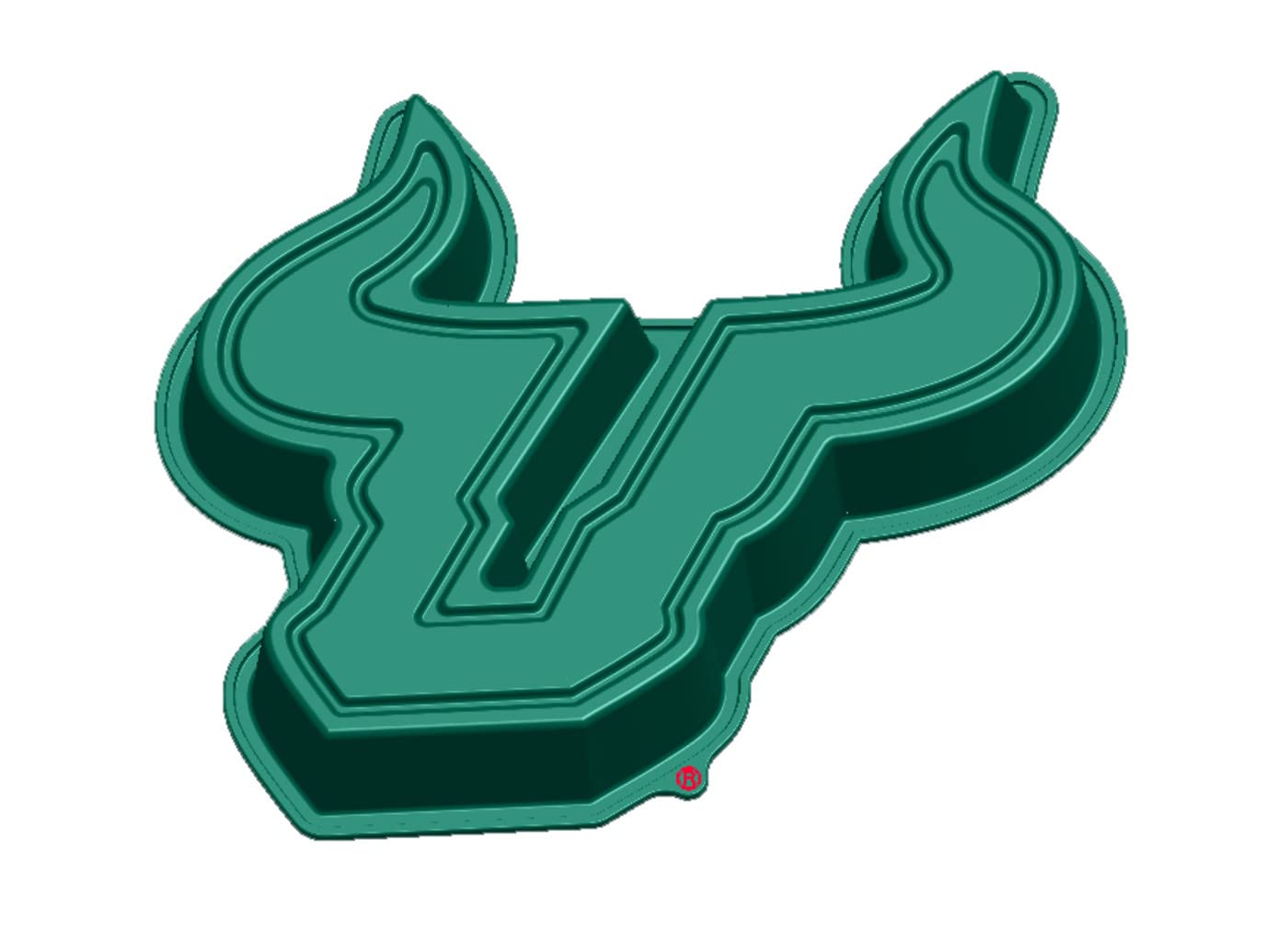 MasterPieces NCAA South Florida Bulls, Cake Pan with Stand, Green