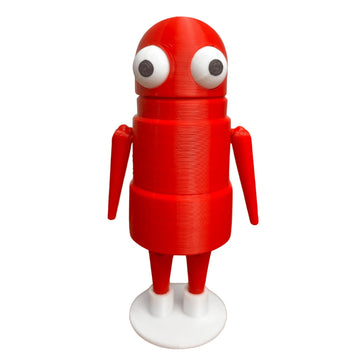 Superbe Repo 3D Printed Character Figure, R.E.P.O Horror Game Posable Articulated Collectible Model For Fans Gift (Red)