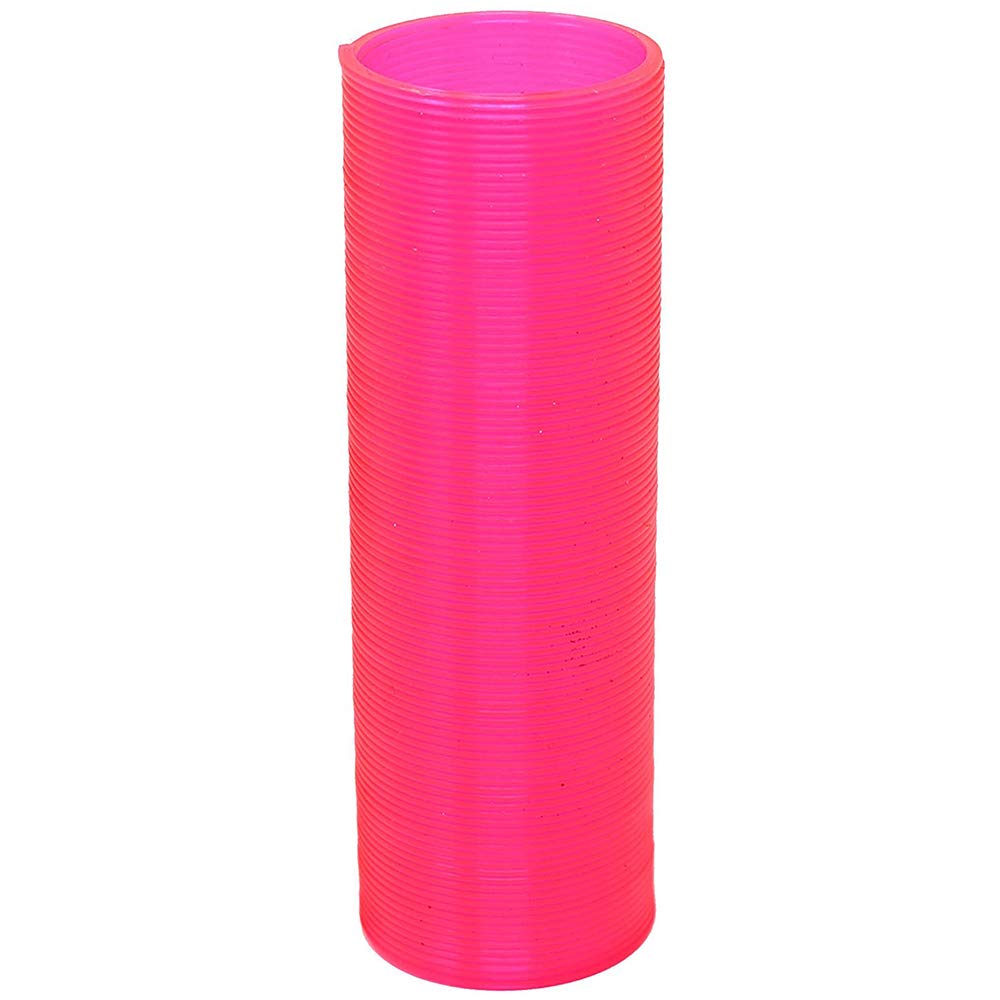 The Dreidel Company Plastic Coil Spring, Super Long, Variety Of Colors, Goody Bag Fillers, Party Favor For Kids, 4'' (12-Pack)