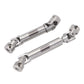 INJORA Stainless Steel Drive Shafts with D Shaped Hole for Axial AX24 XC-1 Upgrade 1/24 RC Crawler Upgrade