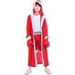 DLSNZ Kids Boxing Costume with Hooded Boxer Robe Halloween Cosplay Role Play Boxing Uniform (Red, X-Large)