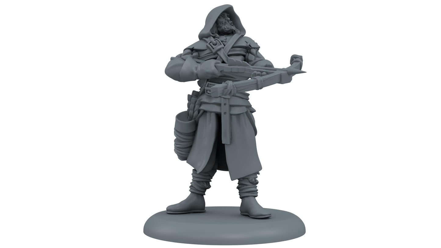 CMON A Song of Ice and Fire Tabletop Miniatures Game Builder Crossbowmen Unit Box - Deadly Marksmen of Westeros! Strategy Game for mature-themeds  Ages 14+  2+ Players  45-60 Minute Playtime  Made