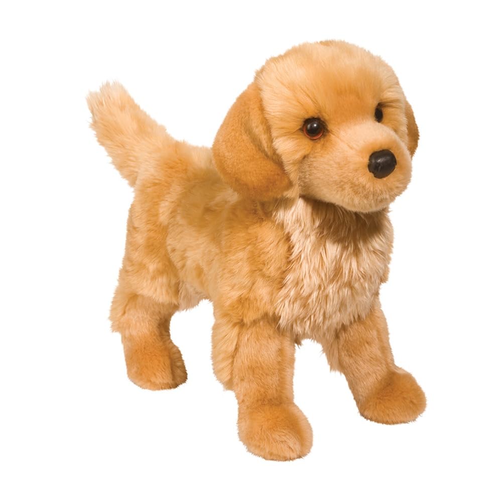 Douglas Golden Retriever Plush Stuffed Animal | 16" Buff Polyester Dog Toy