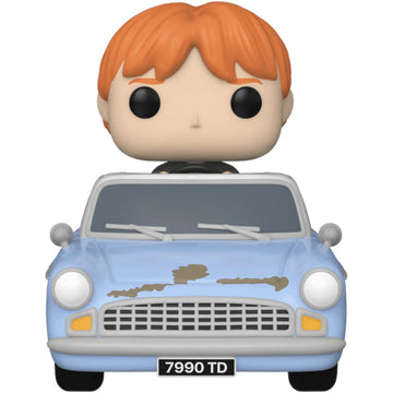 Funko Pop! Ride Super Deluxe: Harry Potter: Chamber Of Secrets 20Th Anniversary - Ron Weasley In Flying Car, Multicolor