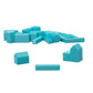 Bkprint3D Replacement Pieces For Catan Board Game | Settlers Pieces | 82 Colors | Base Set | (50_Silk_Cyan)