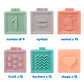 Litand Soft Stacking Blocks For Baby - Sensory Montessori Toys Toddler Activities - Gifts For Boy Girl 6 9 12 18 Months 1 2 3 Year Old Birthday - Infant Bath Toys