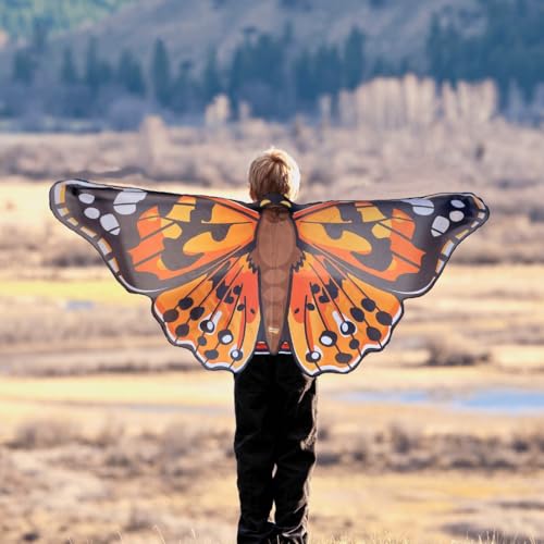 Insect Lore Butterfly Painted Lady Dress-up Wings - Pretend Play Costume for Kids