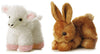 Aurora Plush 8' Mini Flopsies Bundle, Bitty Bunny & Lana Lamb, Brown