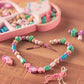 Stephen Joseph, Wooden Holiday Bead Kit For Kids, 125 Wooden Beads With 4 Necklace And 4 Bracelet Cords With Reusable Wooden Tray, Premium Wood Jewelry Making Kit For Kids, Reindeer