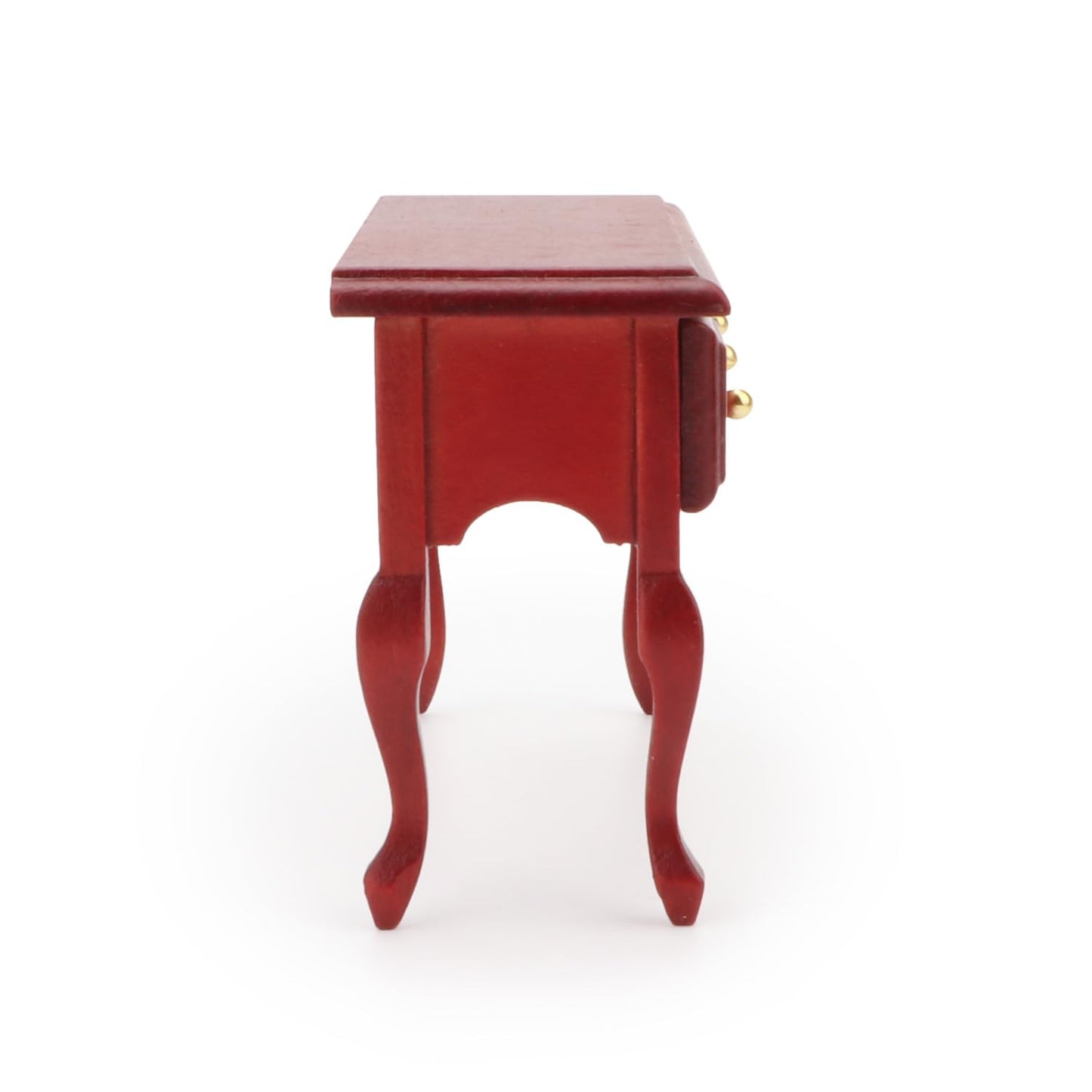 Miniature Table 1:12 Furniture For Dollhouse Accessories Writing Desk With 3 Drawers Miniature Room Ornaments Living Room Bedroo