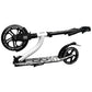 Crazy Skates Foldable Kick Scooter - Kick Scooters For Adults, Teens And Kids With Carrying Strap - Fast Folding, Adjustable Handlebars And Lightweight - White